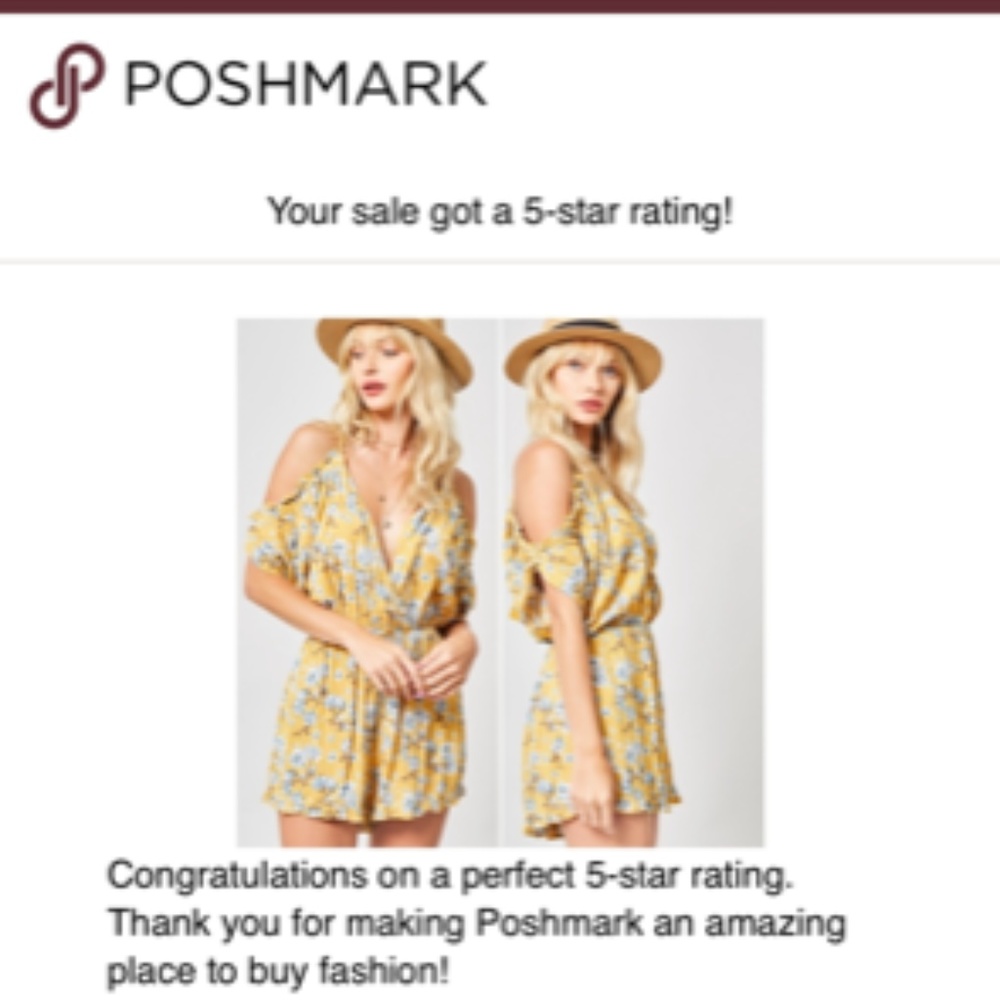 GIRLY & FLIRTY YELLOW  FLORAL ROMPER - Picture 4 of 6